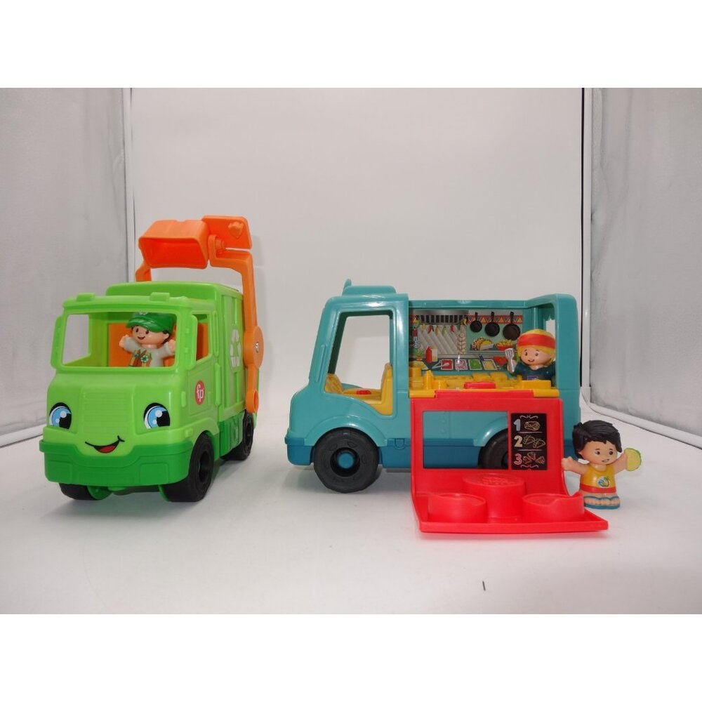Fisher Price Little People‎  Recycling Truck Songs Phrases Action and Food Truck